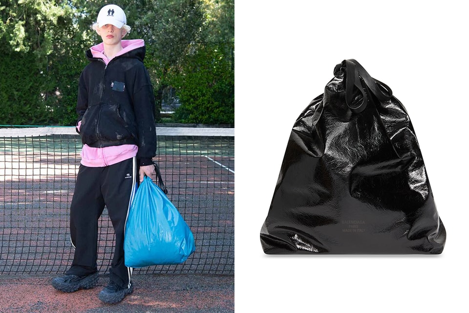 Balenciaga Echoes the Trash Bag With New Crush Bag