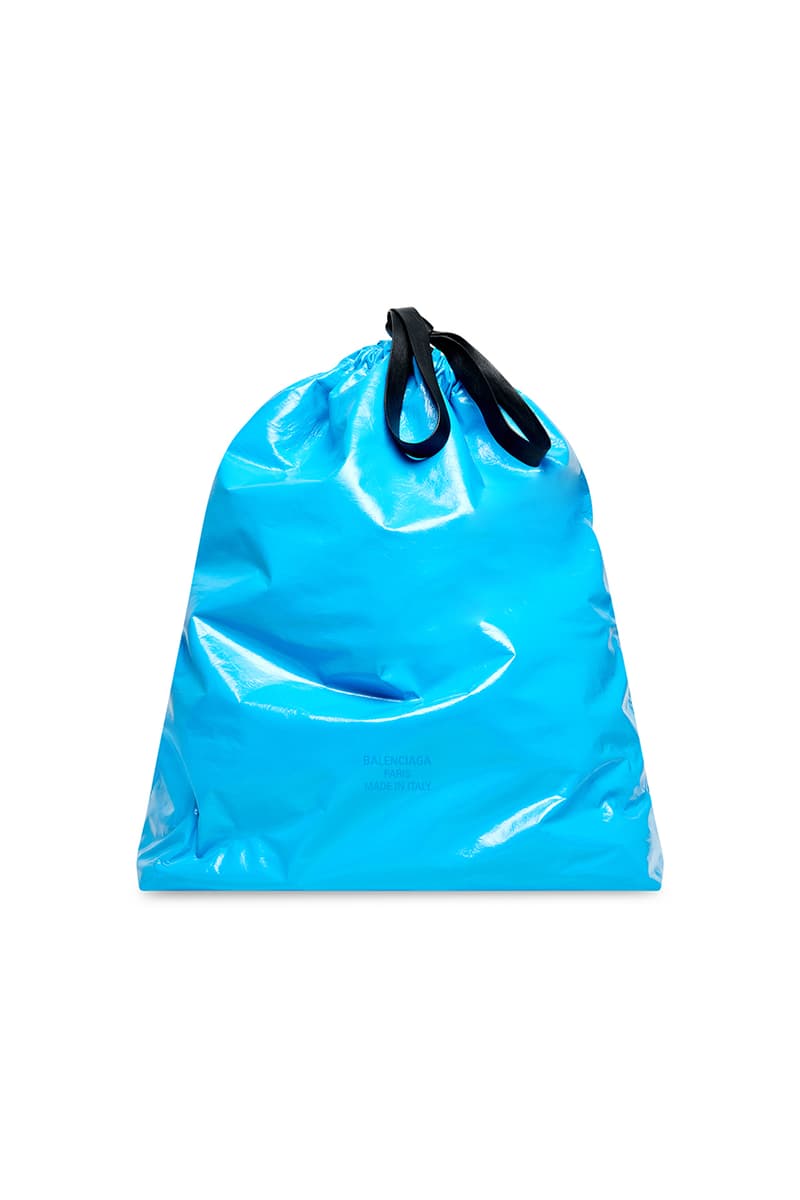 Balenciaga Winter 2022 Trash Pouch Demna Gvasalia Runway Show Release Information Accessory