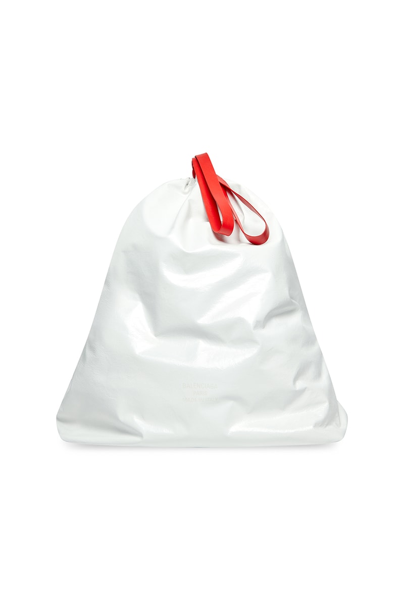 Balenciaga Winter 2022 Trash Pouch Demna Gvasalia Runway Show Release Information Accessory