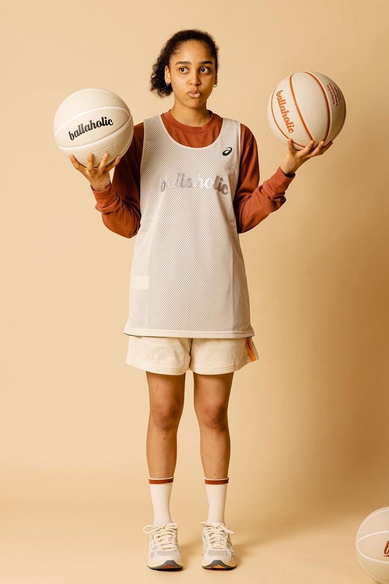 Japanese Basketball Brand ballaholic Links up With ASICS on New Capsule Collection nba pinnies asiscs gel-1130 glid nova ff2 shoes shorts t-shirts
