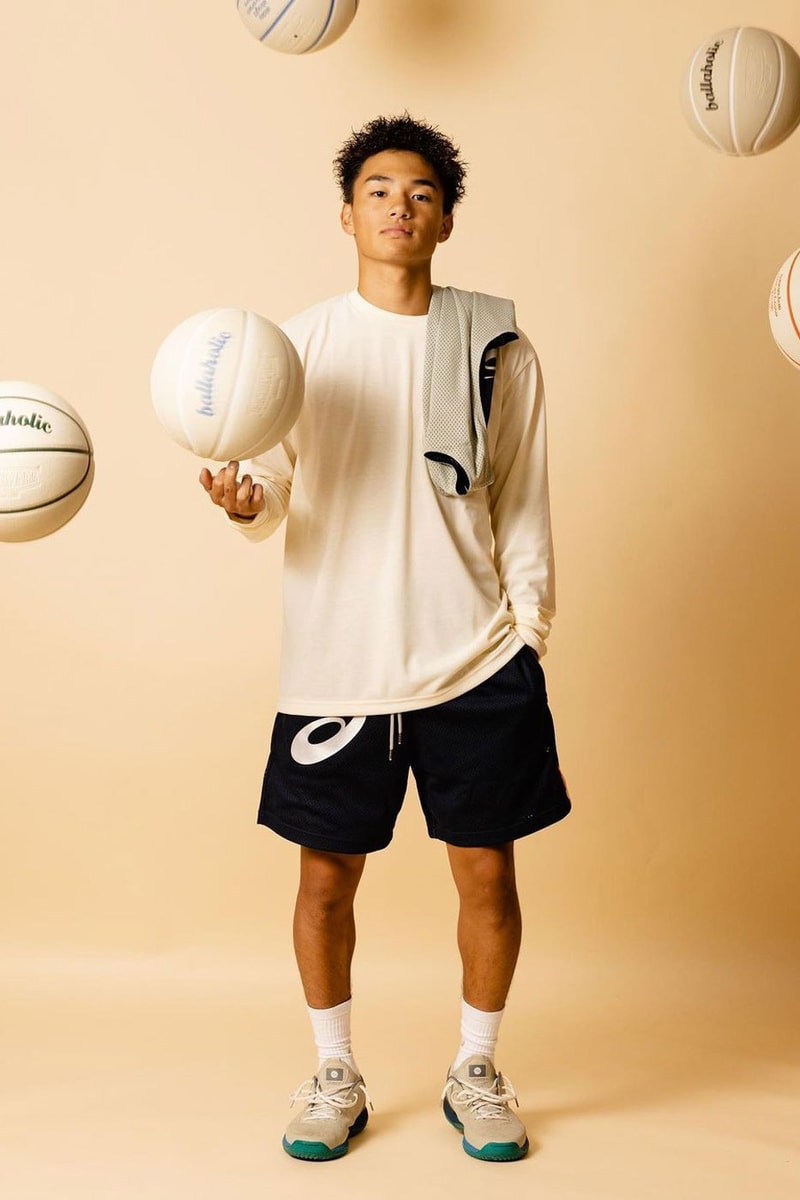 Japanese Basketball Brand ballaholic Links up With ASICS on New Capsule Collection nba pinnies asiscs gel-1130 glid nova ff2 shoes shorts t-shirts