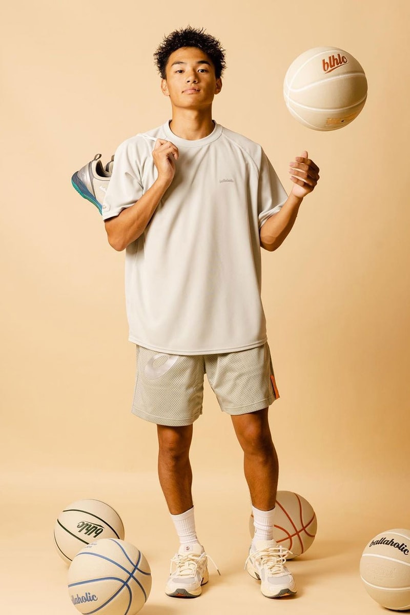 Japanese Basketball Brand ballaholic Links up With ASICS on New Capsule Collection nba pinnies asiscs gel-1130 glid nova ff2 shoes shorts t-shirts