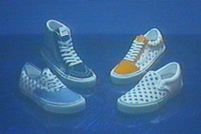 Bianca Chandôn x Vans OG Sk8-Hi Authentic Black Blue Distressed Skateboarding Shoes Stars Alex Olson Footpatrol Collaboration Release