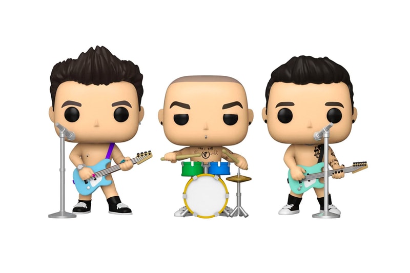 Blink 182 funko pop 30th anniversary 3 pack mark hoppus travis barker tom delonge whats my age again release info date price 