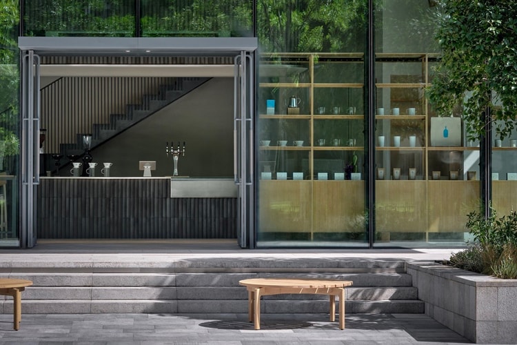 Take an Inside Look at the New Blue Bottle Coffee at Shanghai's Kerry Centre