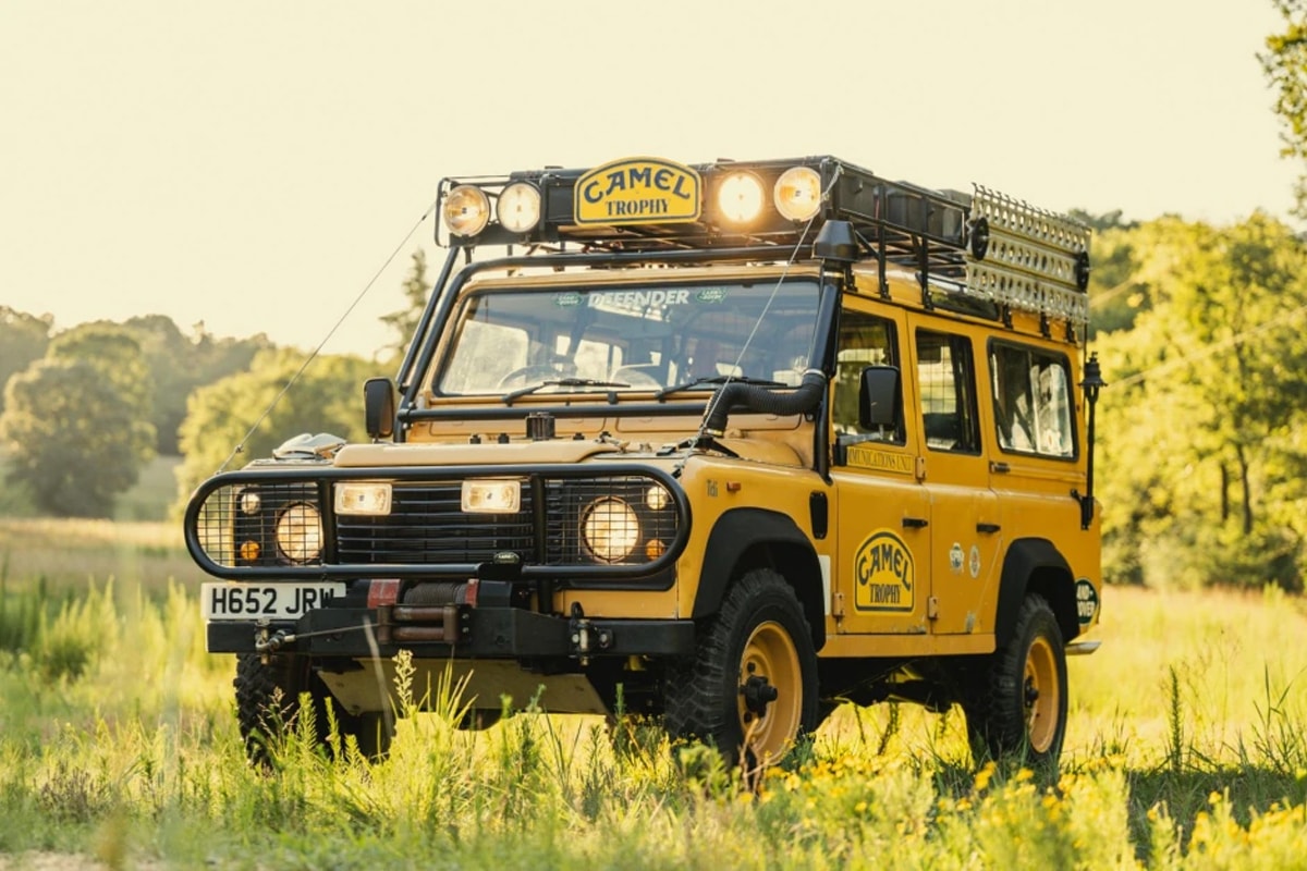 bring a trailer camel trophy 1991 land rover defender 110 auction off road truck tanzania burundi communications vehicle