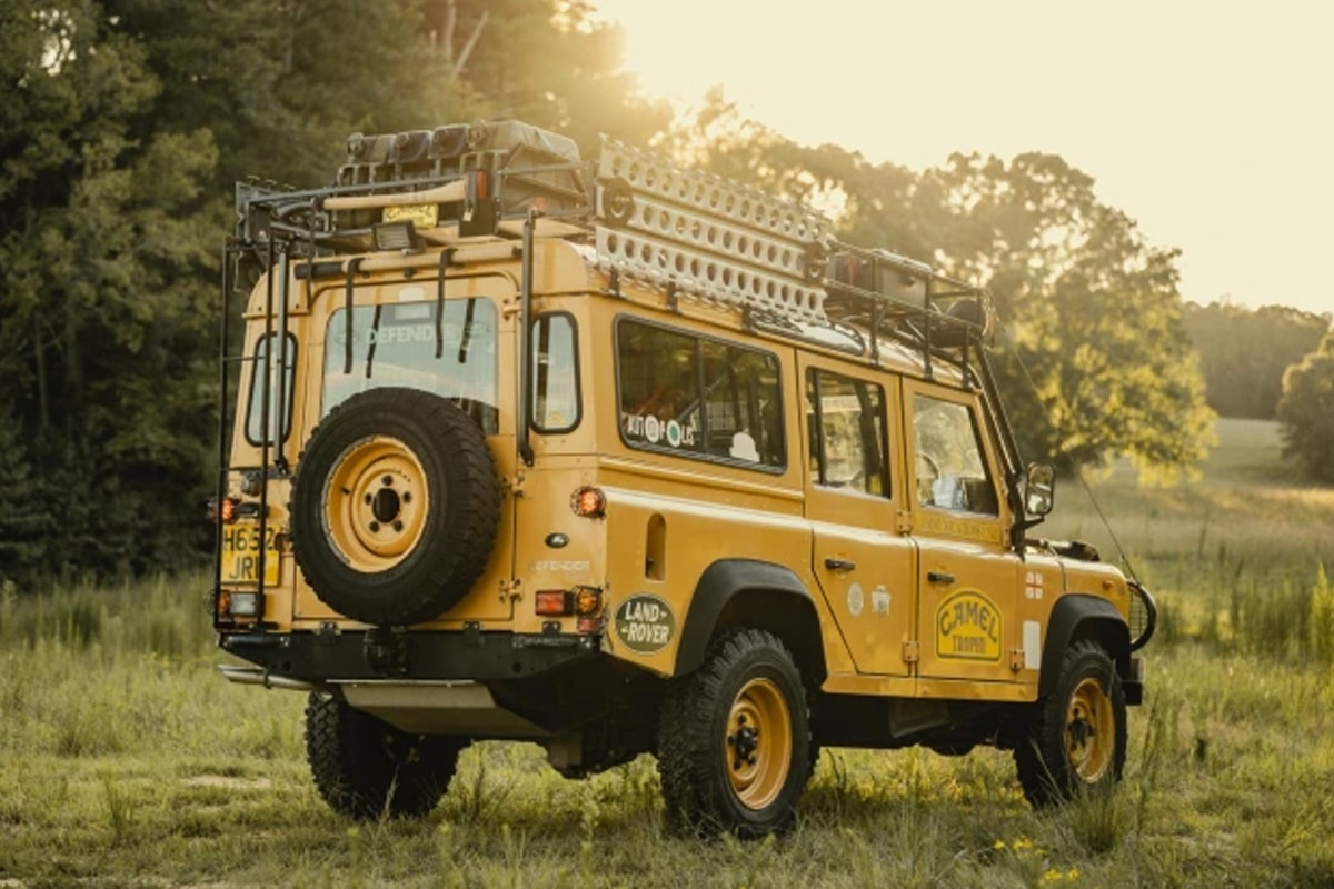 bring a trailer camel trophy 1991 land rover defender 110 auction off road truck tanzania burundi communications vehicle