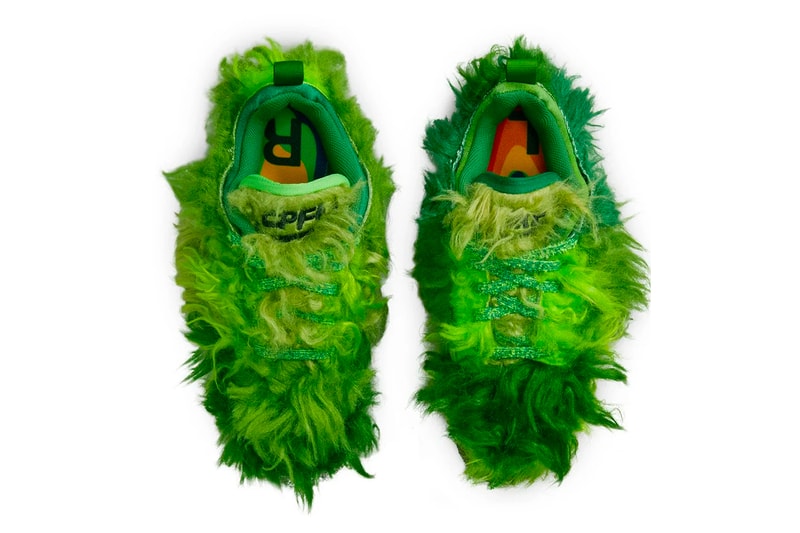 cactus plant flea market CPFM nike dunk low grinch early look teaser Holiday 2022 footwear sneakers shoes trainers SB