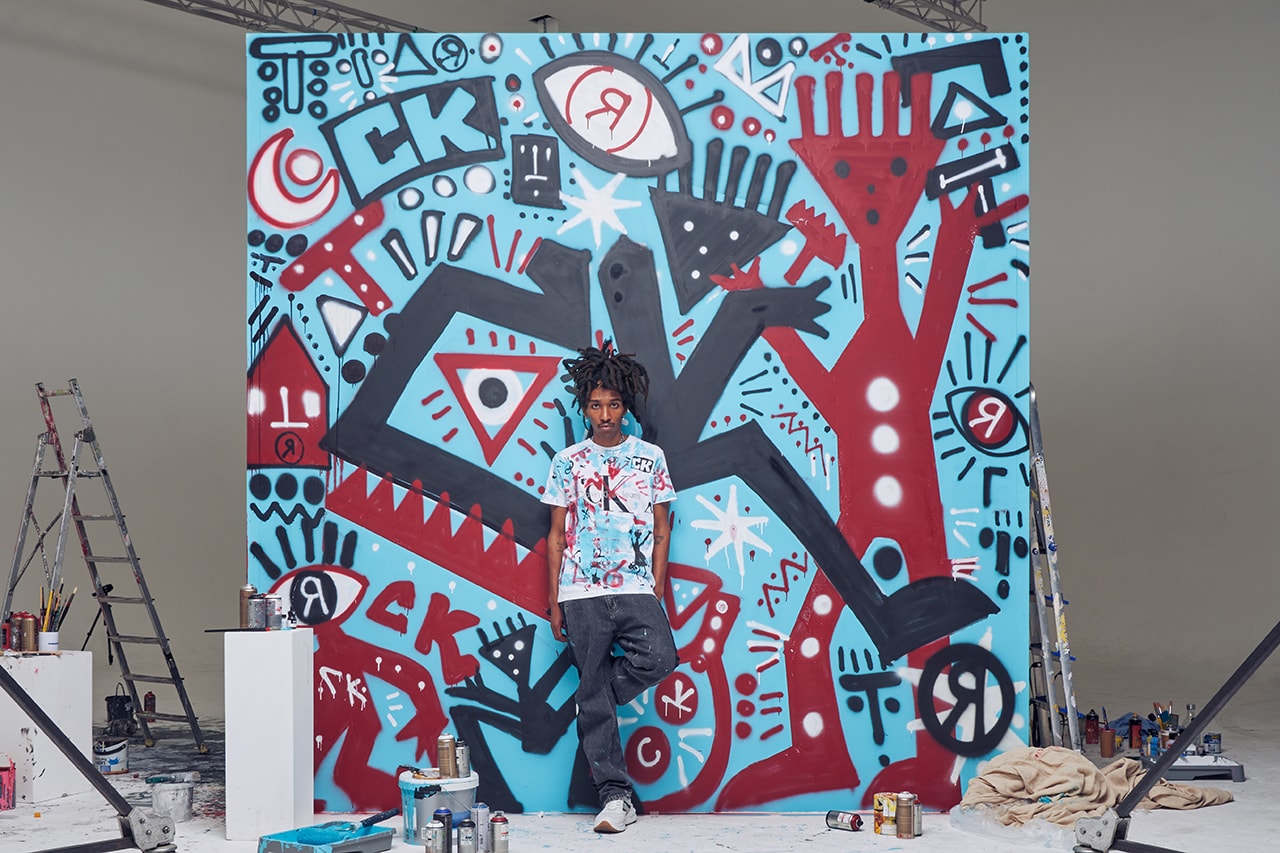 Calvin Klein CK fashion streetwear hypebeast artists Alfie Kungu Rediet Longo RED Rafaella Braga Maïte Marque collaboration monogram print visuals campaign