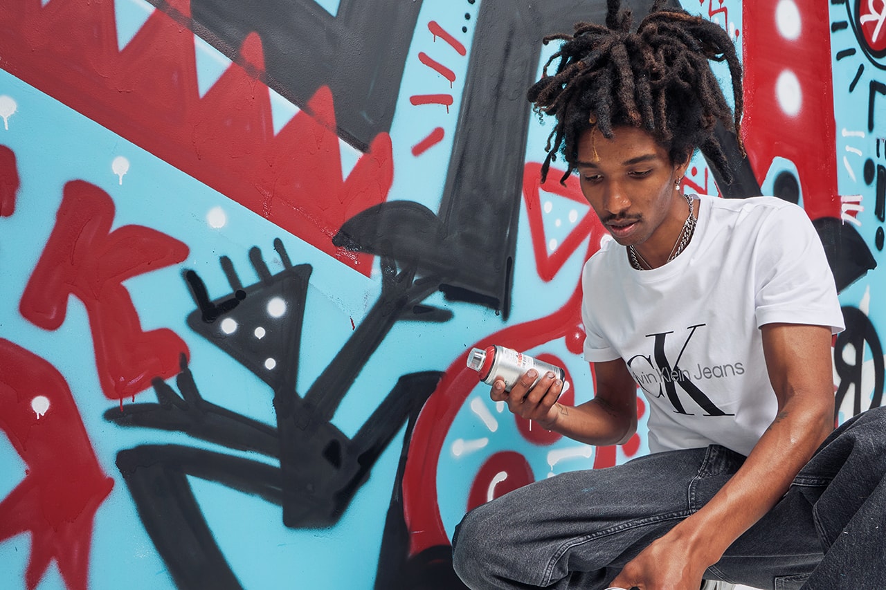 Calvin Klein CK fashion streetwear hypebeast artists Alfie Kungu Rediet Longo RED Rafaella Braga Maïte Marque collaboration monogram print visuals campaign