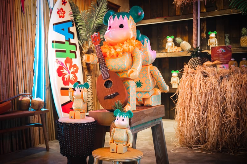 The CLOT x Medicom Toy BE@RBRICK "Summer Fruits" Pink Pineapple is Hawaii-Ready