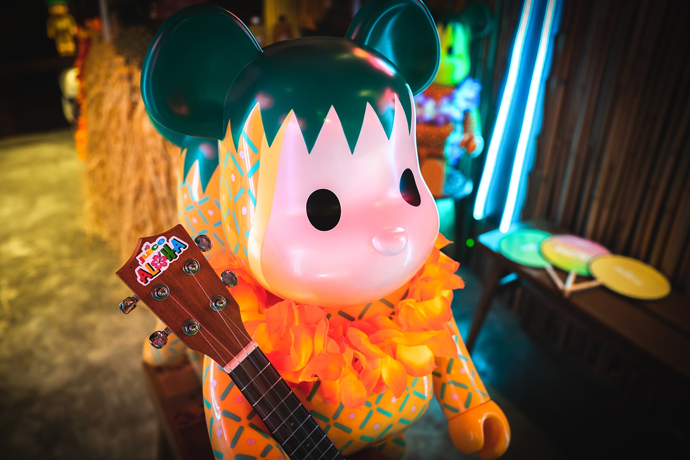 CLOT Medicom Toy BE@RBRICK Summer Fruits Pink Pineapple Closer Look Release Info Date Buy Price 