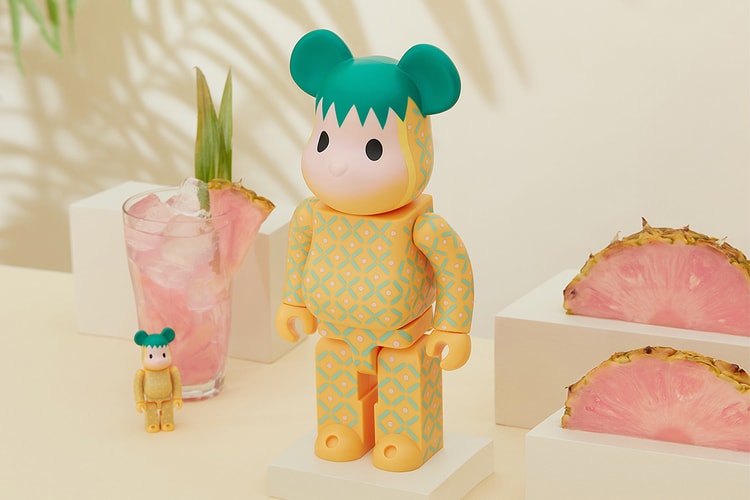 CLOT and Medicom Toy BE@RBRICK Instroduce a Pink Pineapple Creation