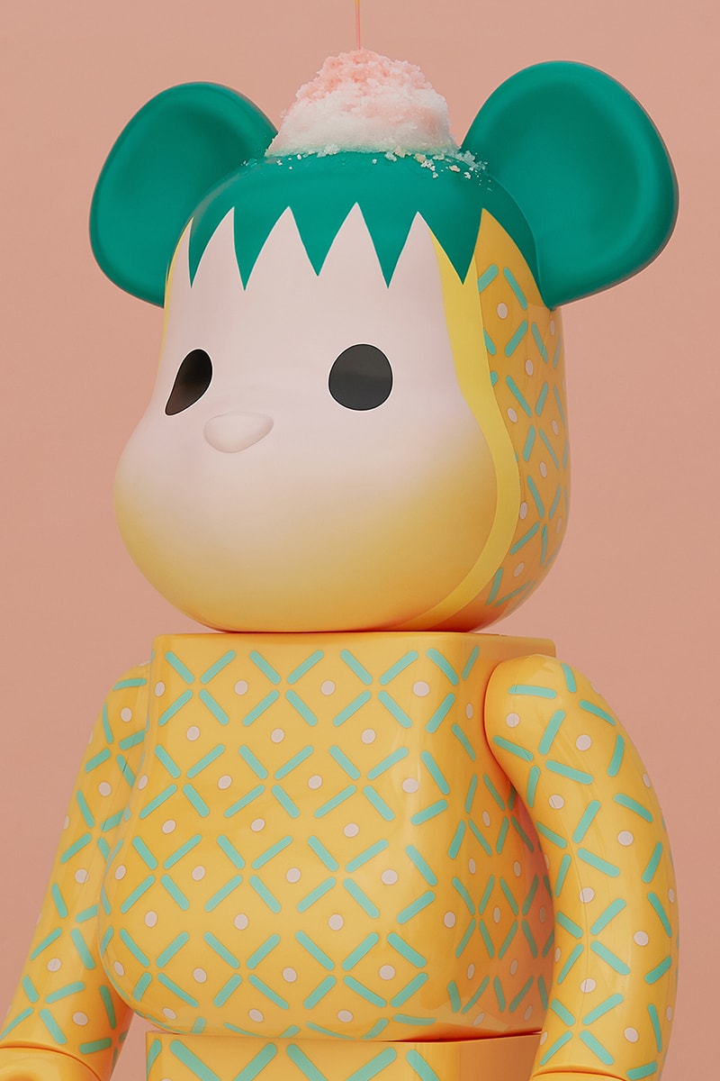CLOT Medicom Toy BE@RBRICK Summer Fruits Pink Pineapple Release Info Date Buy Price JUICE