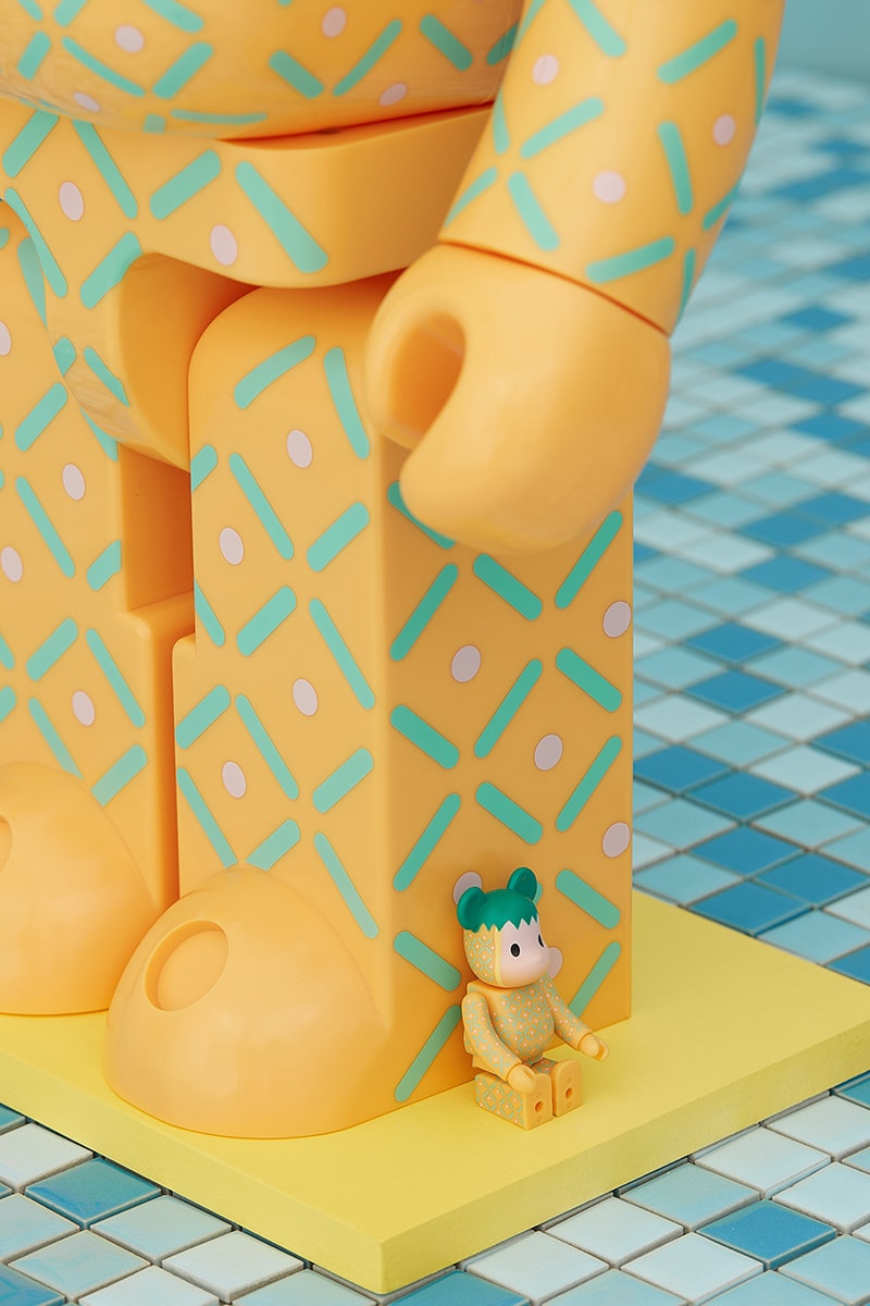 CLOT Medicom Toy BE@RBRICK Summer Fruits Pink Pineapple Release Info Date Buy Price JUICE