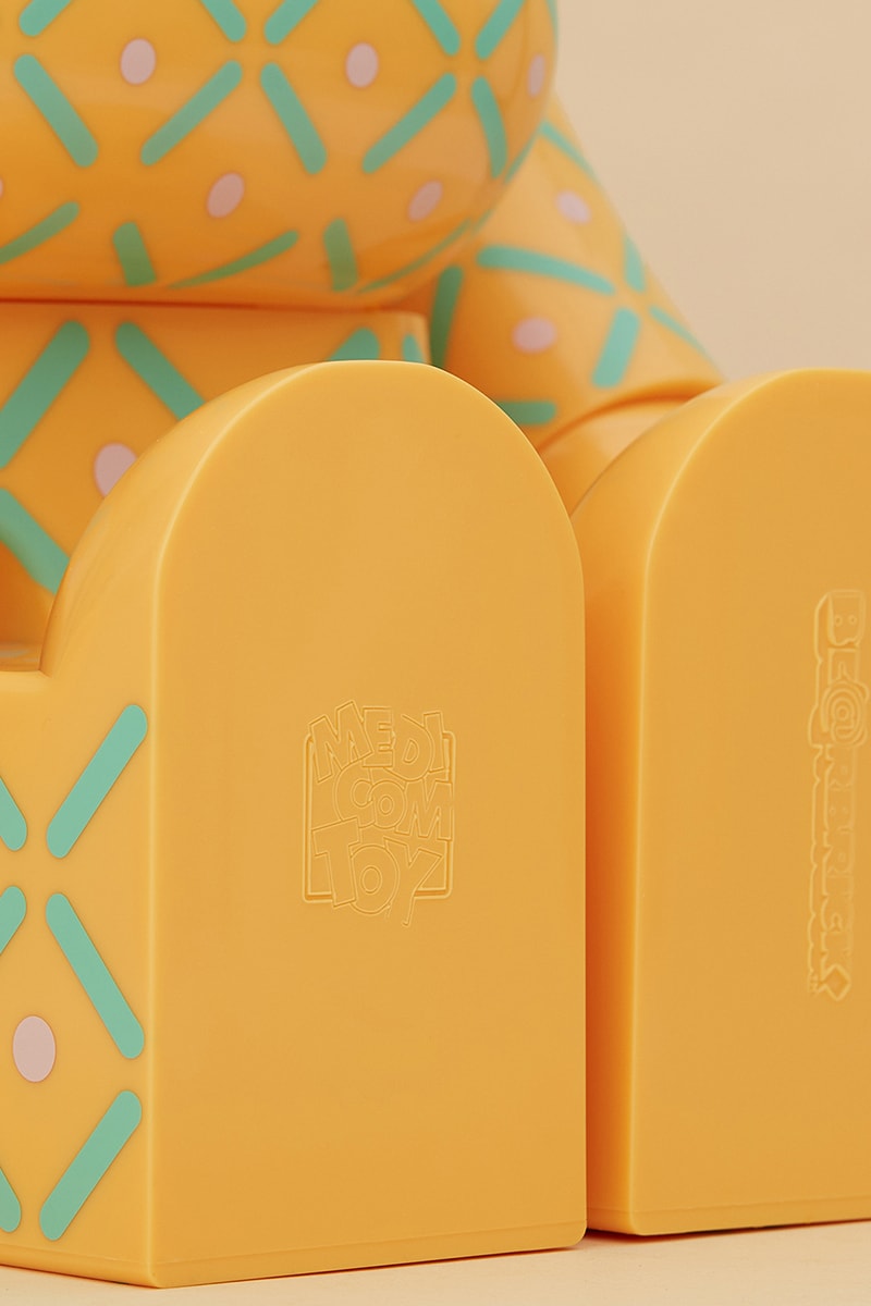 CLOT Medicom Toy BE@RBRICK Summer Fruits Pink Pineapple Release Info Date Buy Price JUICE