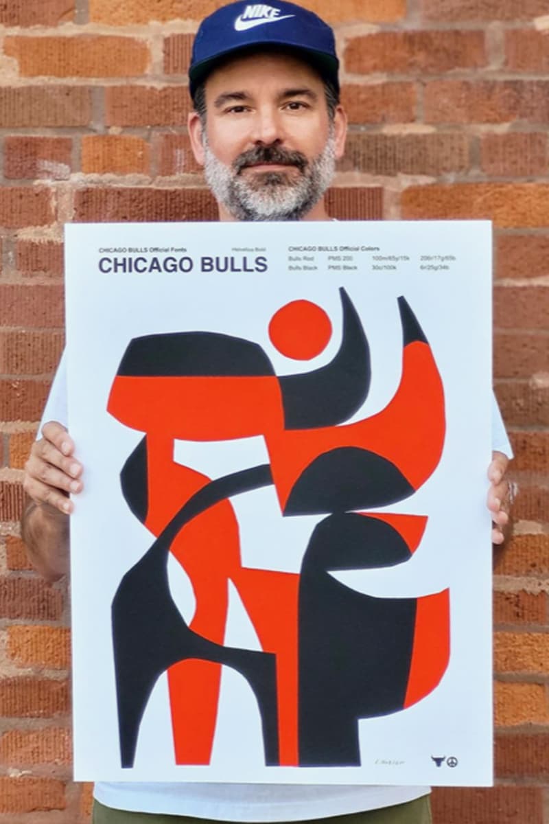 Cody Hudson Chicago Bulls Screenprint All Star Press