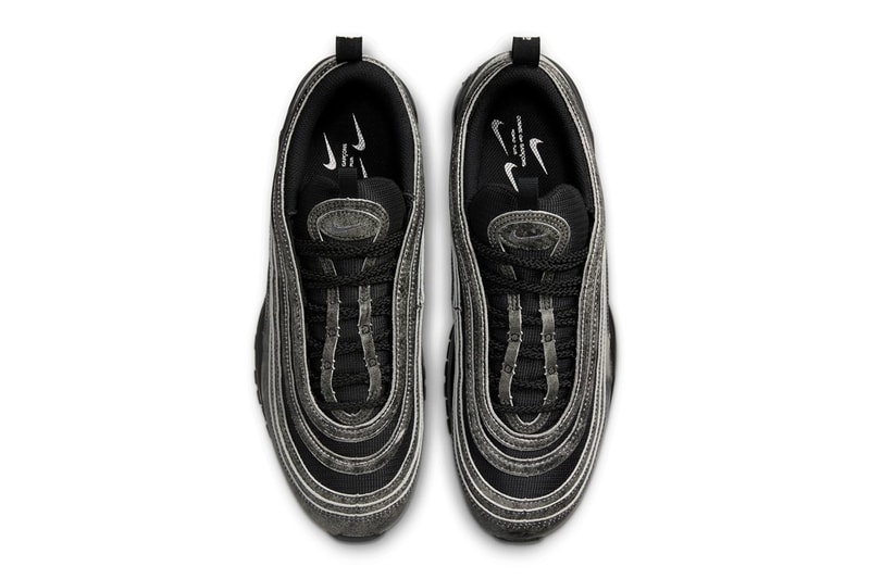comme des garcons nike air max 97 black dx6932 002 official images release date info photos price store list buying guide