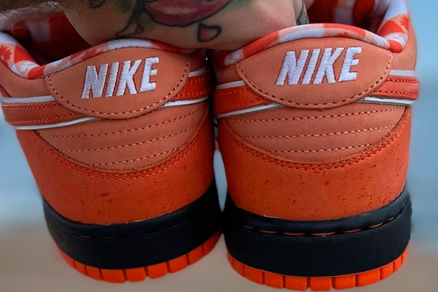 Concepts x Nike SB Dunk Low Orange Lobster In-Hand