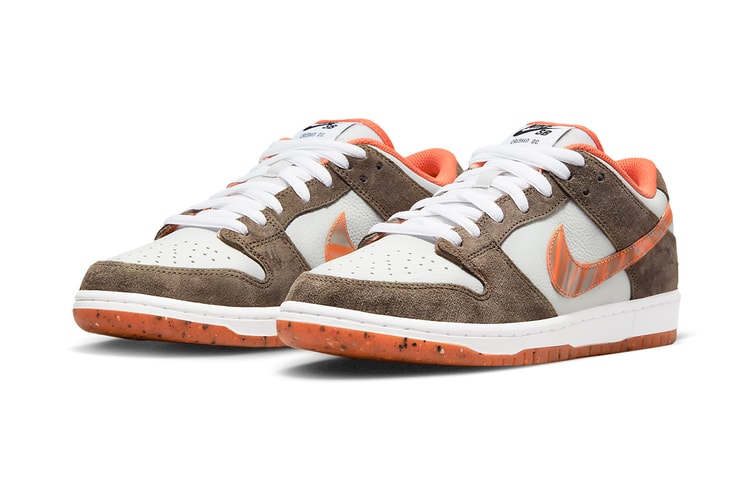 Crushed D.C.'s Nike SB Dunk Low Comes Styled With Marbled Swooshes
