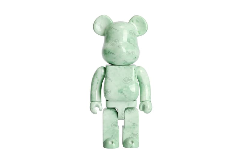 dada service medicom toy bearbrick 100 400 watermarked jade stone green nubian release info date price hbx