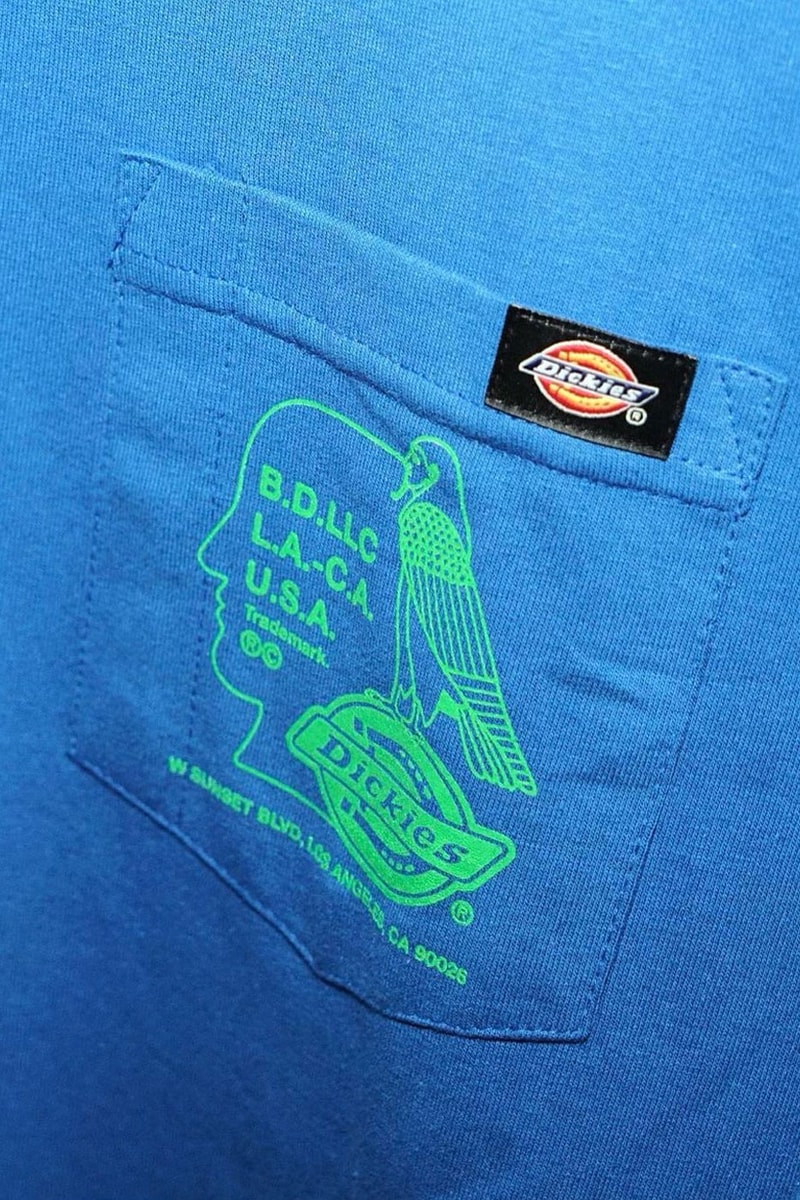 Brain Dead Dickies fabrications sunset blvd lamb bee patch pants silverlake tees release info date