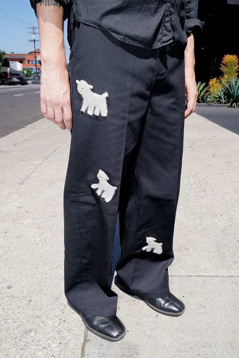 Brain Dead Dickies fabrications sunset blvd lamb bee patch pants silverlake tees release info date