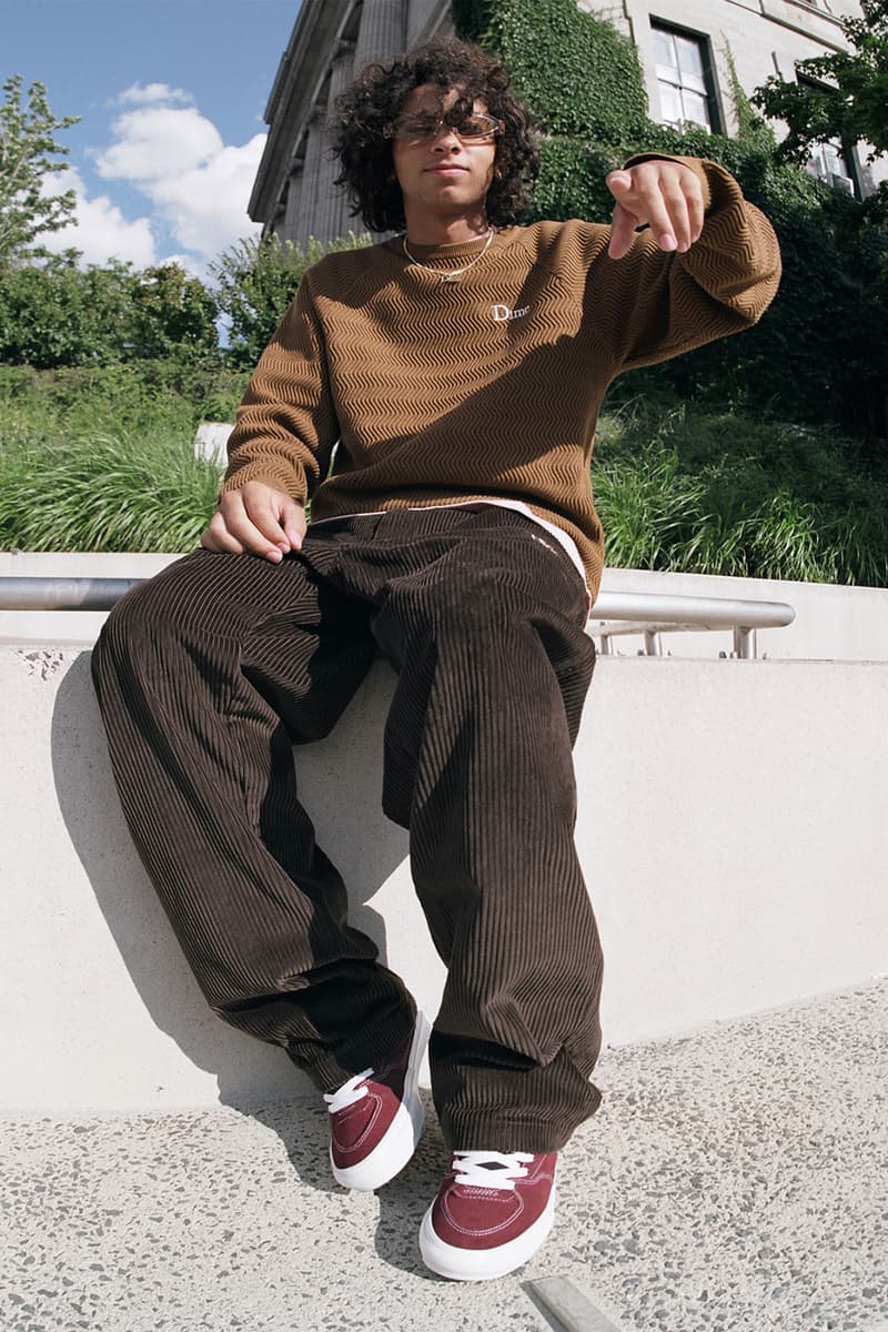 Dime's First Fall '22 Drop Highlights Classic Staples in Earthy Tones and Corduroy skatewear montreal canada quebec wavy simple neutral tones season montreal lookbooks