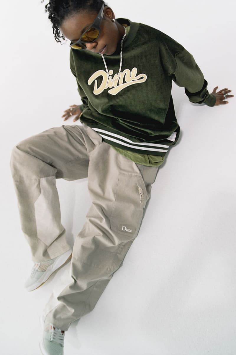 Dime's First Fall '22 Drop Highlights Classic Staples in Earthy Tones and Corduroy skatewear montreal canada quebec wavy simple neutral tones season montreal lookbooks