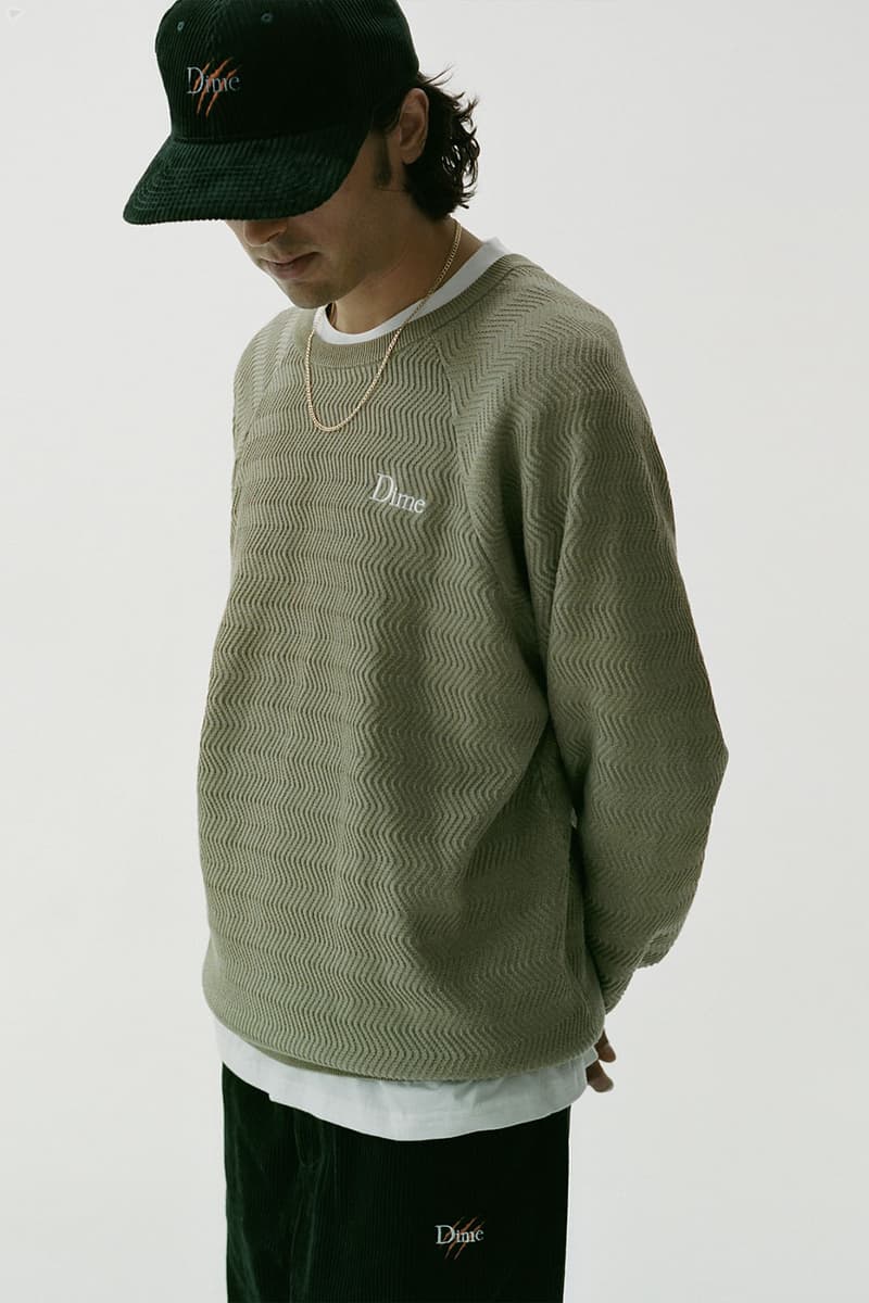 Dime's First Fall '22 Drop Highlights Classic Staples in Earthy Tones and Corduroy skatewear montreal canada quebec wavy simple neutral tones season montreal lookbooks