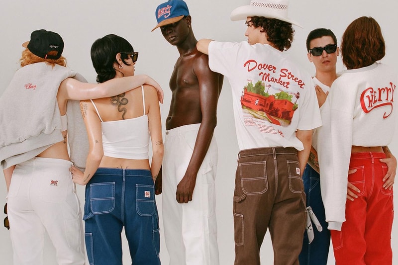 Dover Street Market cherry los angeles exclusive collection london ginza new york los angeles tee sweater hat denim release info date price