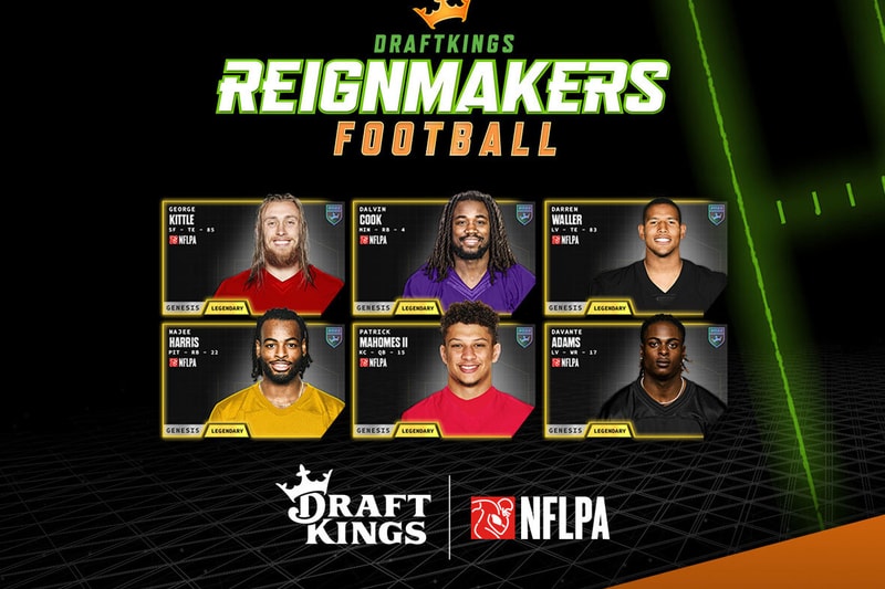 DraftKings Reignmakers Fantasy Football NFTs Pack gaming sports football nfl nflpa