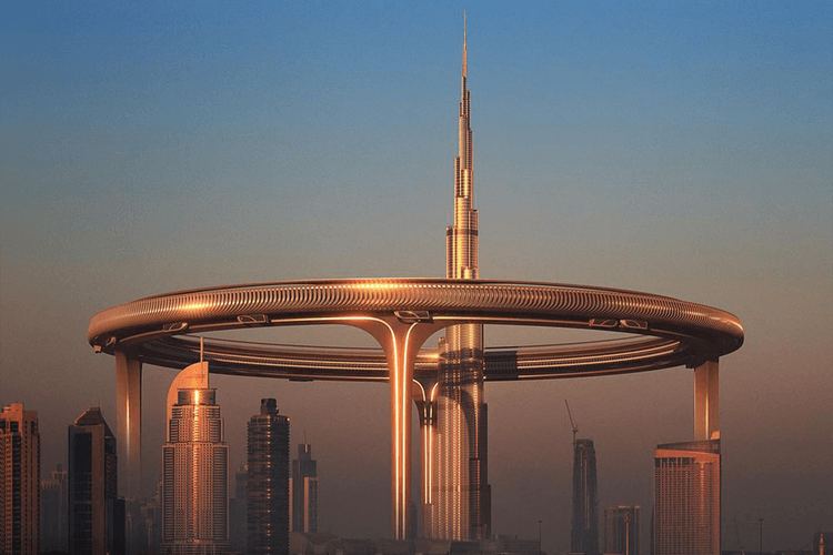 Dubai Architects Conceptualize New Structure Around Burj Khalifa