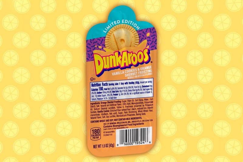 Dunkaroos Drops Limited Edition Orange Sherbert Flavor