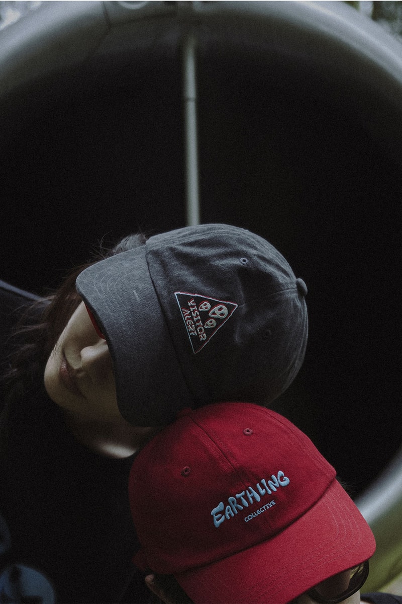 Earthling Collective visitor drop utopian space journey t shirt coach jacket cap shorts PARADISE ID 240 release info date price