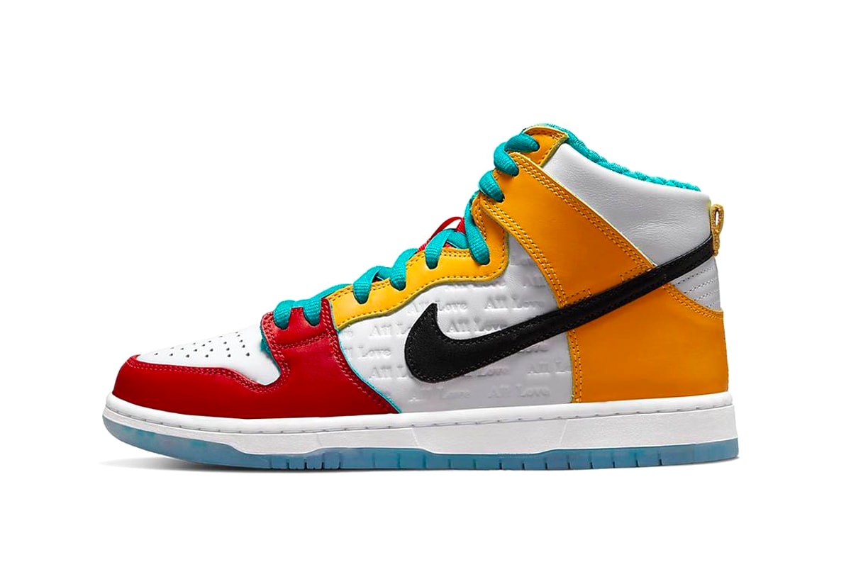 FroSkate x Nike SB Dunk High Has an Official Release Date DH7778-100 all love no hate chicago bipoc sneakers nike
