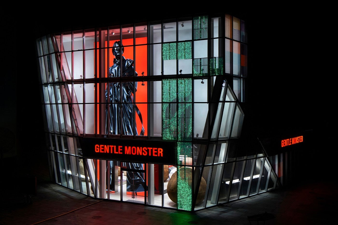 Gentle Monster Opens Largest Flagship Store in Beijing taikoo li sanlitun three story optometrist art exhibition building location museum date info