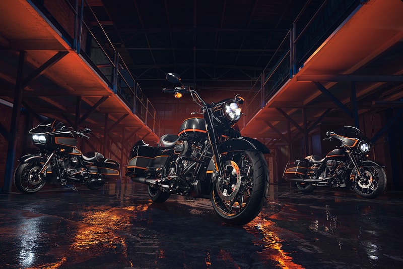 The Distinctive Limited Paint Job Incorporates Black And Orange With Gray Graphics
