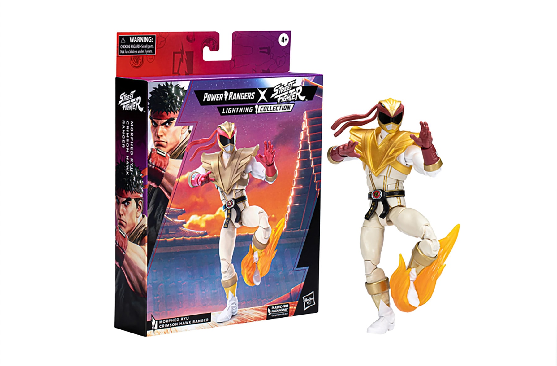 Hasbro Power Rangers Legacy Wars Lightning Collection Crimson Hawk Morphed Ryu Ranger figure capcom toys Street Fightert