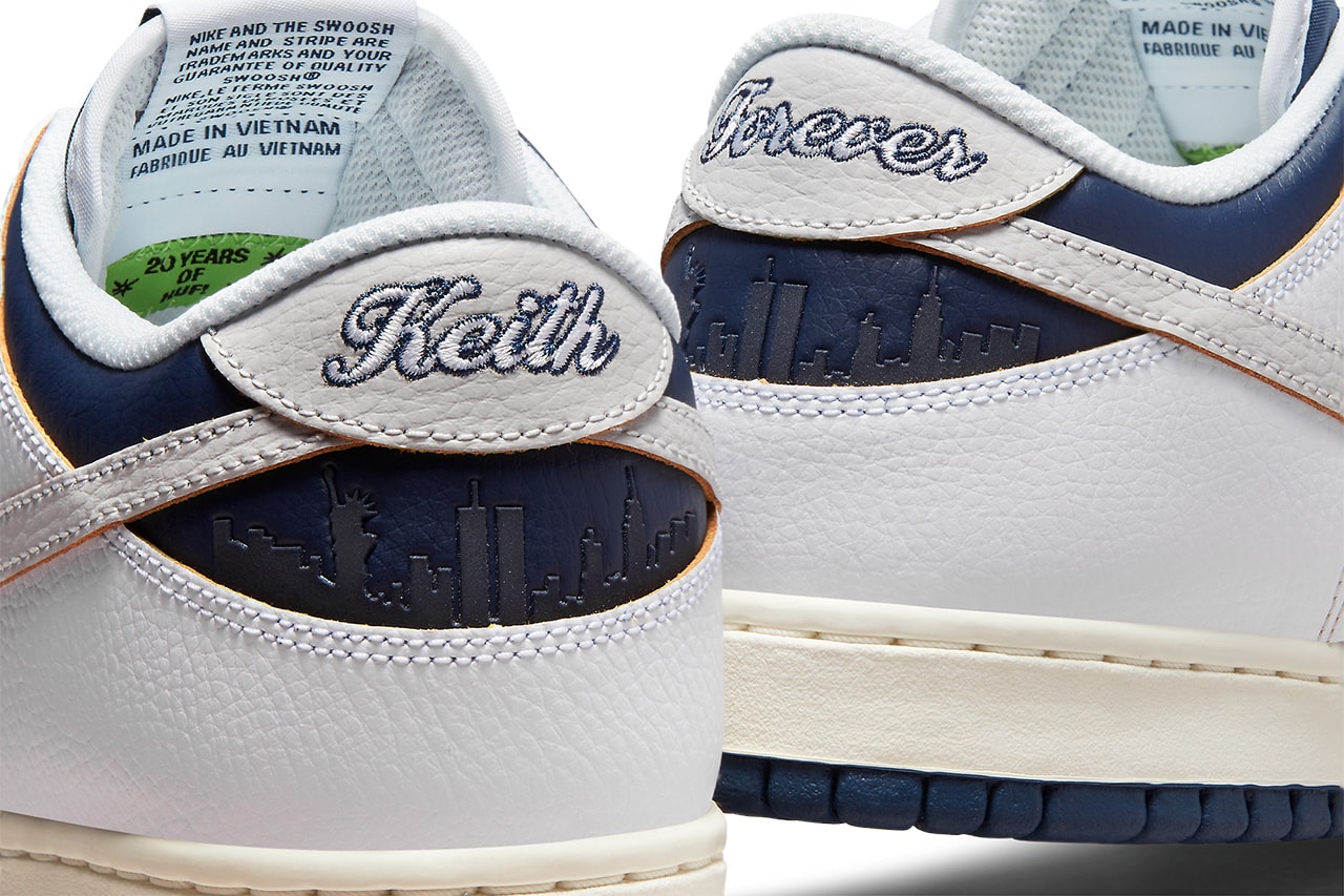 huf nike sb dunk low nyc new york city FD8775 100 keith forever release date info store list buying guide photos price 