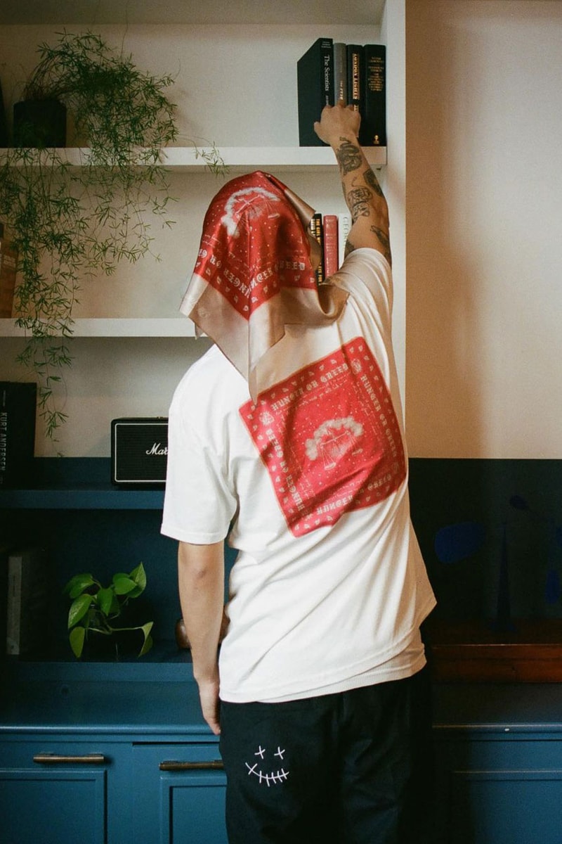Jehucal Wax Silk Scarf London Streetwear UK Rap Music Fashion Street Style Underground Hunger or Green WDYM 