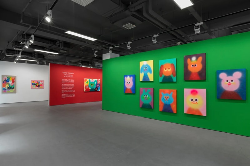 Jon Burgerman 'Group Therapy' Exhibition WOAW Gallery