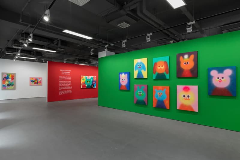Jon Burgerman 'Group Therapy' Exhibition WOAW Gallery
