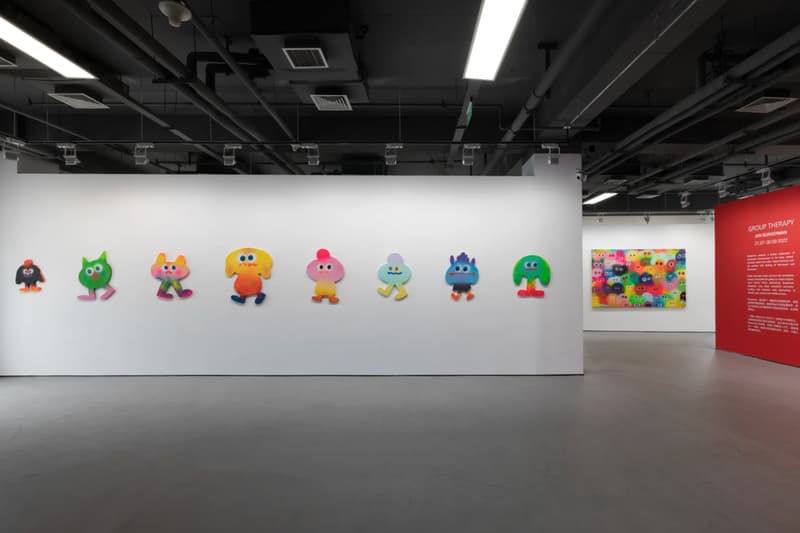 Jon Burgerman 'Group Therapy' Exhibition WOAW Gallery