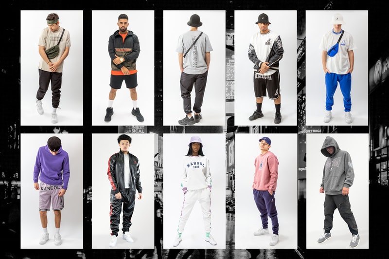 fashionhubclub kangol 90s retro hip hop pop culture brand british premium sreetwear iconic styling collection launch hoody jogger