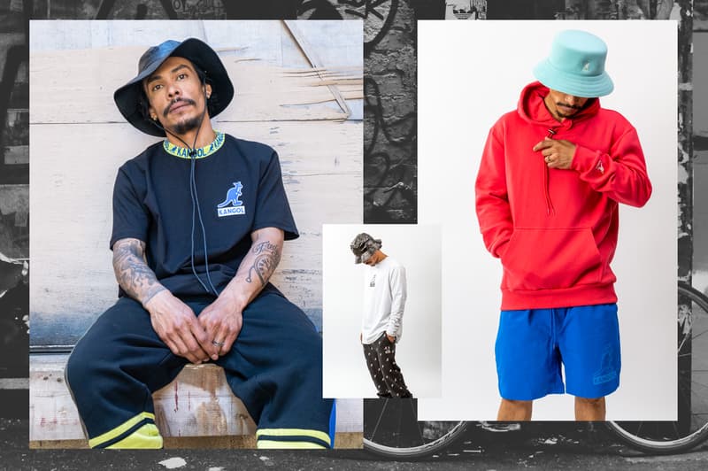 fashionhubclub kangol 90s retro hip hop pop culture brand british premium sreetwear iconic styling collection launch hoody jogger