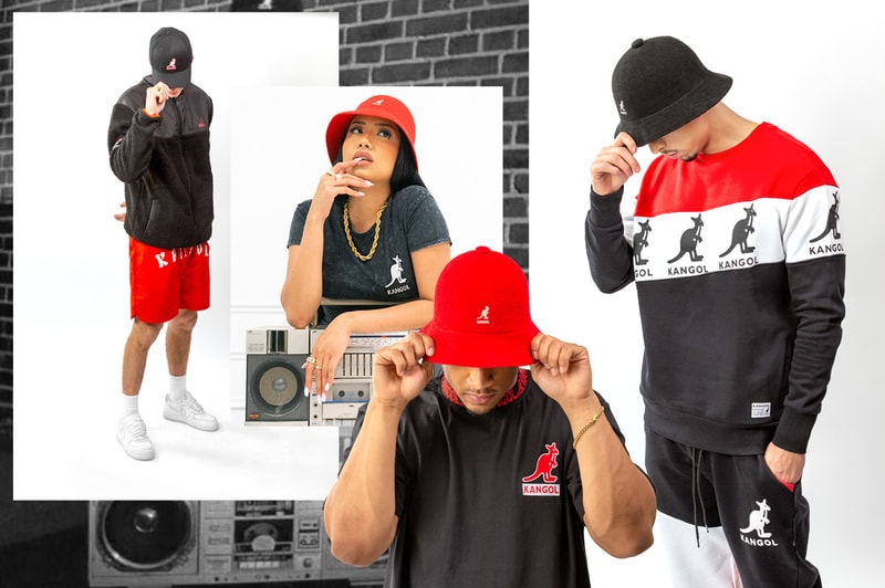 fashionhubclub kangol 90s retro hip hop pop culture brand british premium sreetwear iconic styling collection launch hoody jogger