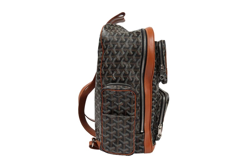 Kanye West Custom Goyard "Robot Face" 1-of-1 Backpack $100,000 USD For Sale Ye Amber Rose Paris Fashion Week 2010 Justin Reed