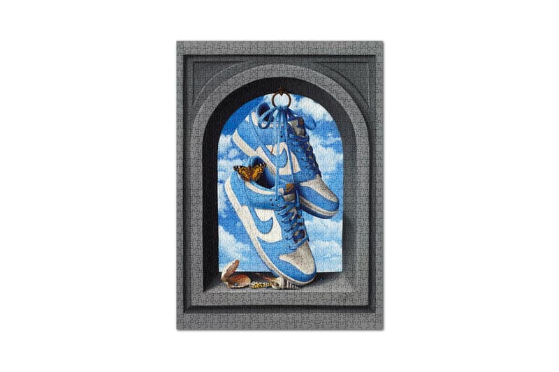 Kathy Ager 'Gone Coastal' Art Puzzle Nike Dunk Low