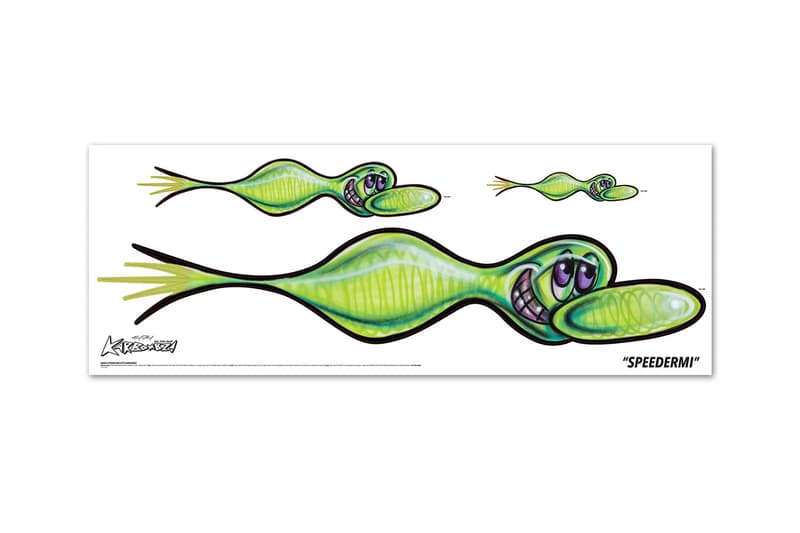 Kenny Scharf KARBOMBZ! DECALS Graffiti Art Car Sticker